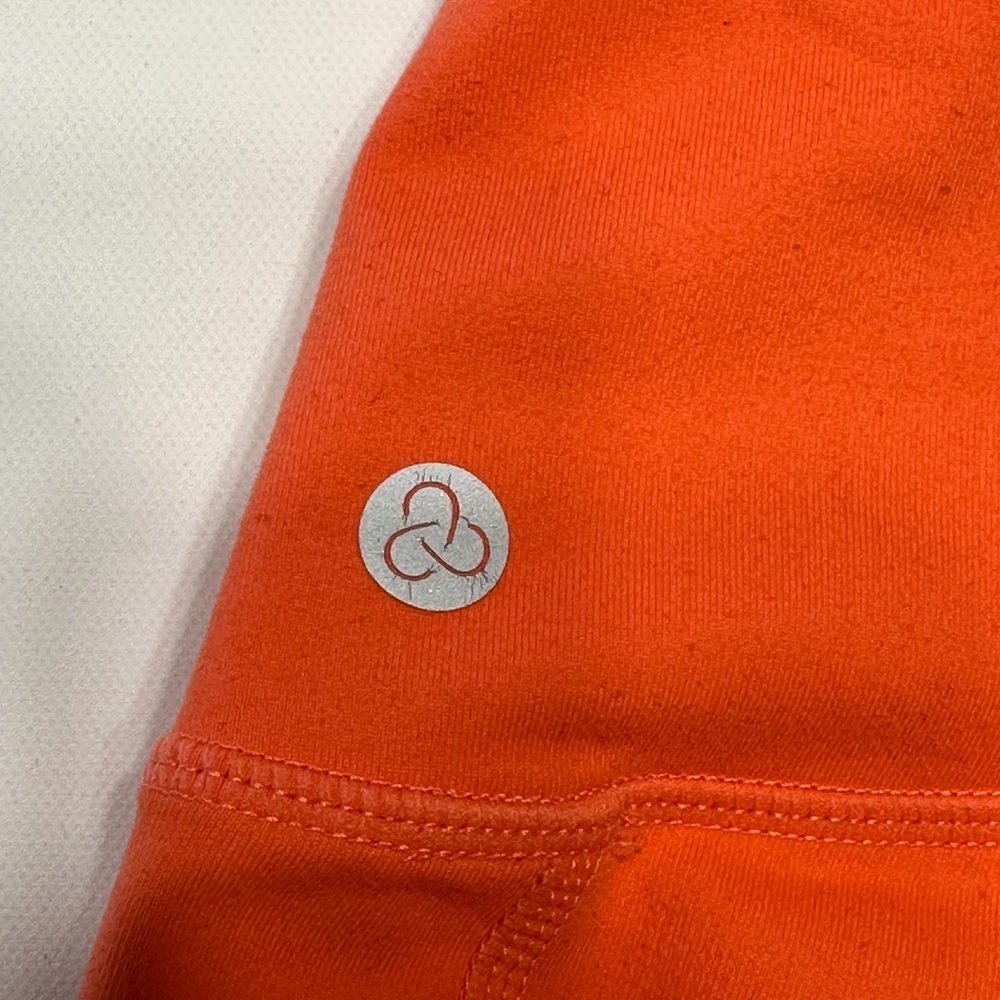 Zella Women's Bright Orange Bike Shorts - Picture 6 of 11
